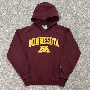 Champion Minnesota Gophers Maroon Hoodie Sweatshirt Youth Medium (7/8)